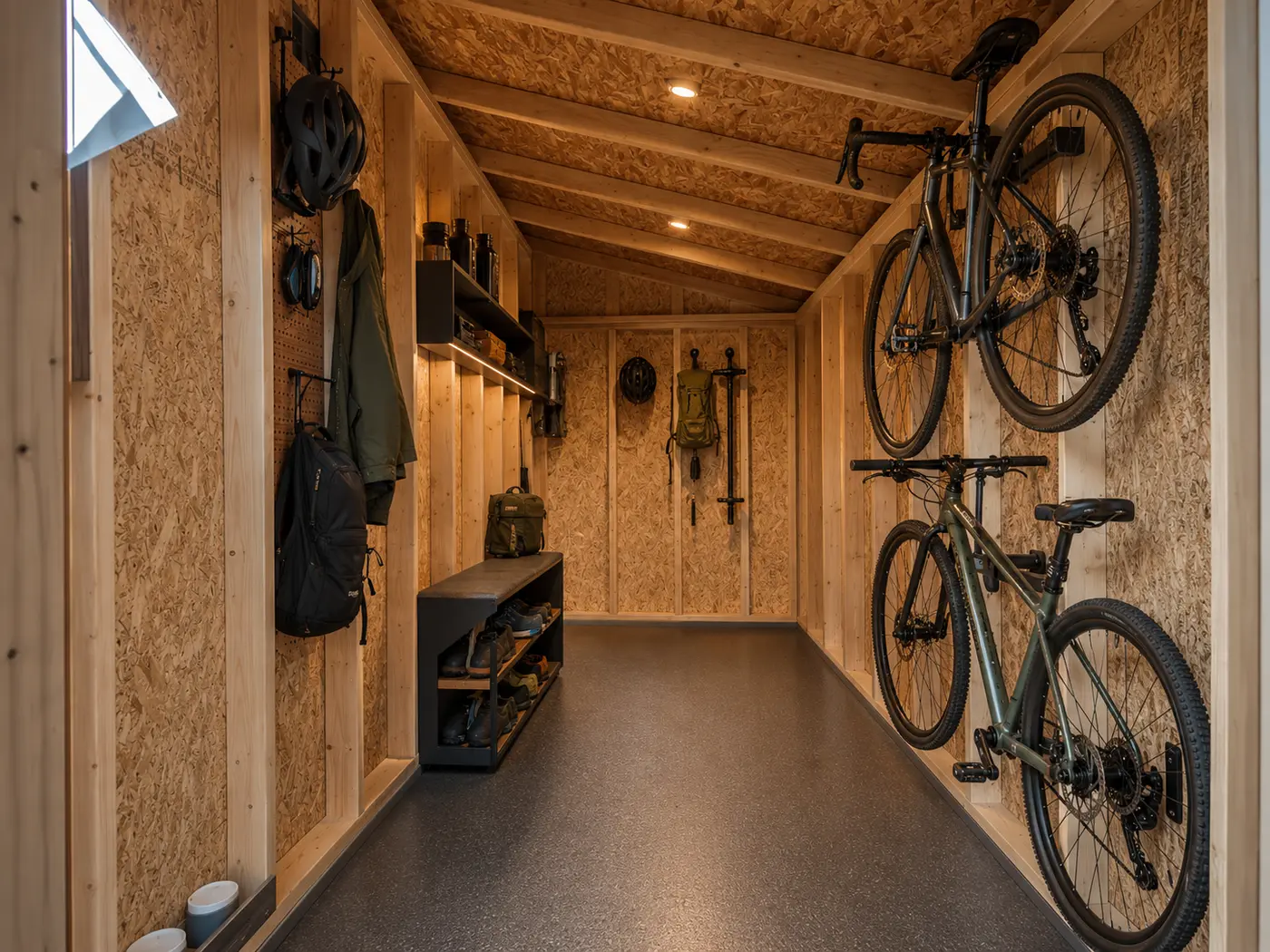 Inspiration rendering of a Metro shed as bike storage
