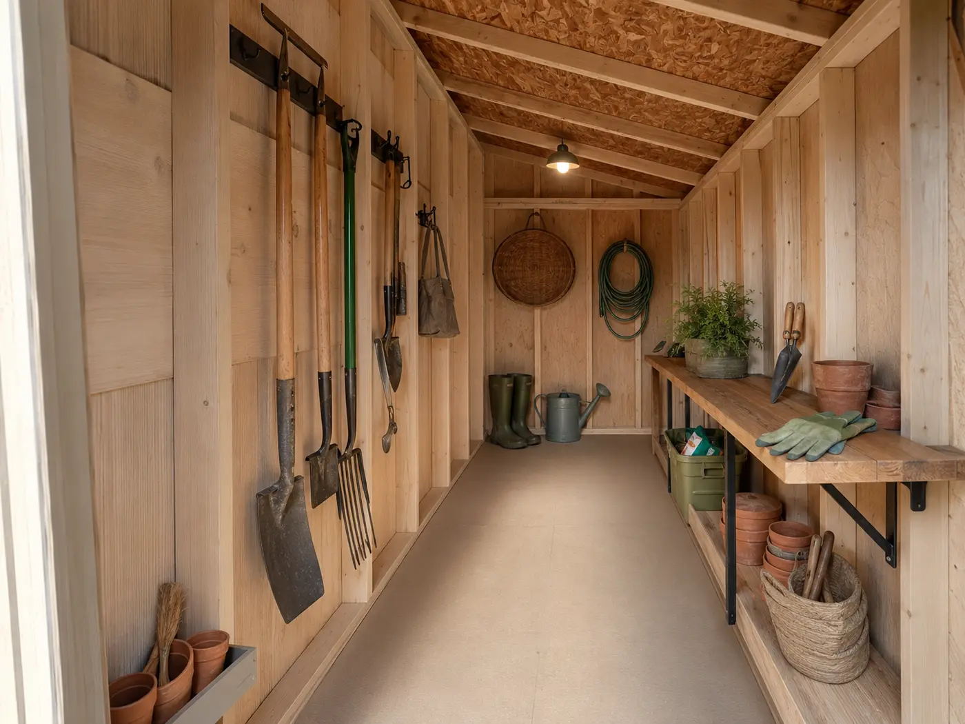 Inspiration rendering of a Metro shed as a garden studio